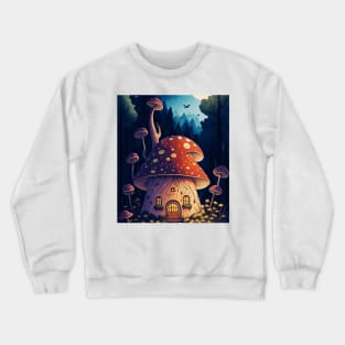 Big Mushroom House Crewneck Sweatshirt